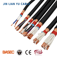 Câble de commande et d'alimentation haute performance à conducteur en cuivre, modèle CNAS PVC KVV, basse tension 750V/450V, 0,5-10mm², 70°C, pour applications minières souterraines