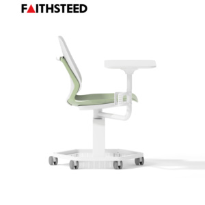 Chaise <span class=keywords><strong>de</strong></span> formation en maille respirante avec tablette d'écriture, roulettes et couleur personnalisable pour mobilier <span class=keywords><strong>de</strong></span> <span class=keywords><strong>bureau</strong></span> et salle <span class=keywords><strong>de</strong></span> classe - Product Image 4