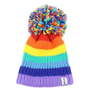 Bonnet de ski personnalisé avec grosse pompon, en fil épais d'Islande, avec logo brodé - Product Image 4