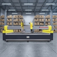 Découpeuse à jet d'eau multifonctionnelle YUANLI AC 5 axes 42KW pour pièces métalliques