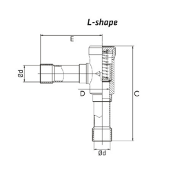SANHUA Van Chốt Ra Vào Bằng Đồng Điều Hòa Không Khí Thân Cây Làm Lạnh HVAC Van Kiểm Tra - Product Image 4