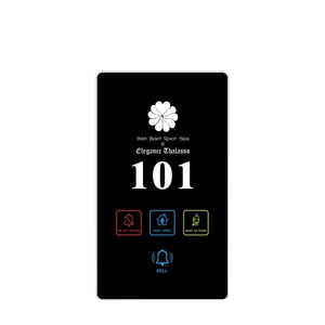 Có thể kiểm soát khách sạn hệ thống tùy chỉnh thông minh phòng khách sạn Bảng điều khiển hiển thị với DND hệ thống chuông cửa - Product Image 1