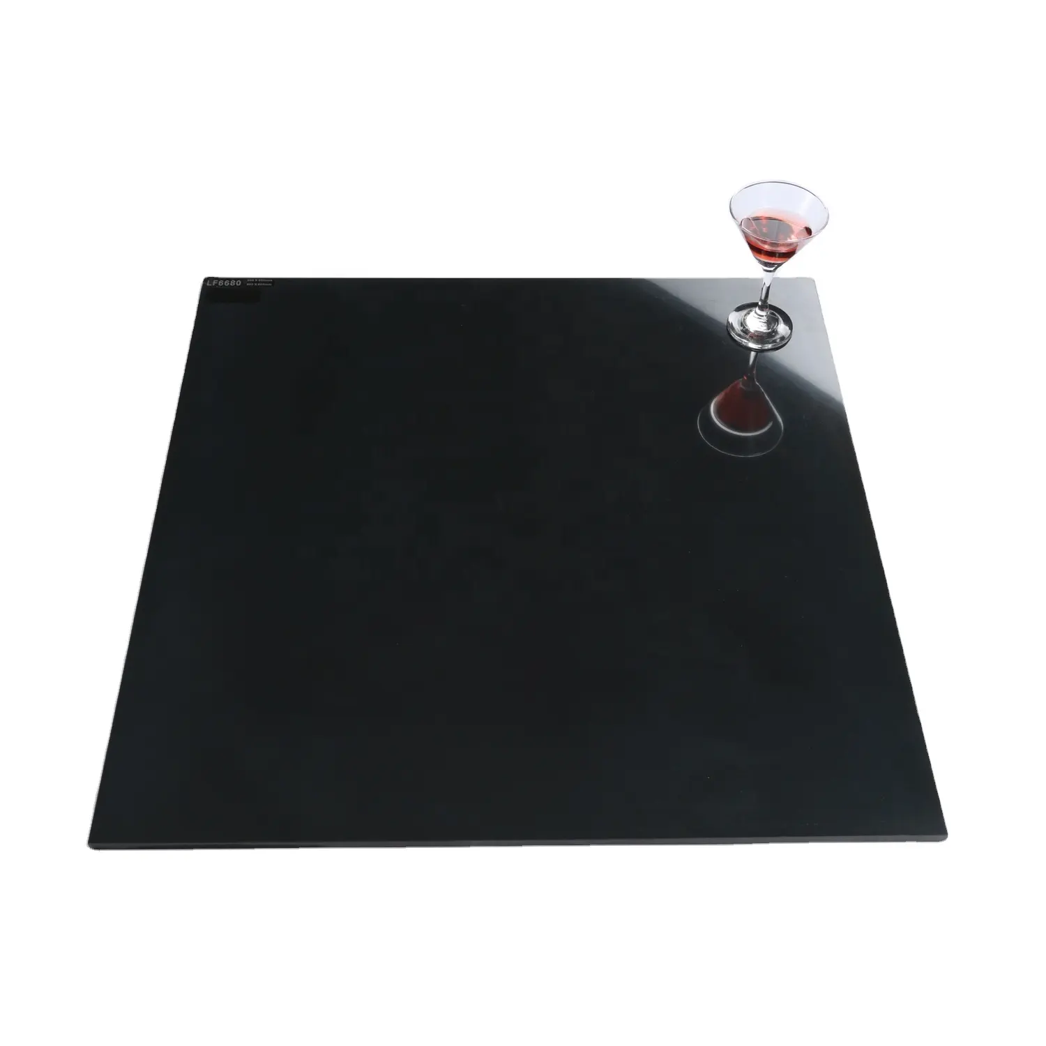 60x60 Pure color black polished porcelain floor and wall tile external wall tile black glossy Vitrified Tiles