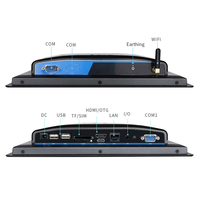 Panel Industrial Todo en Uno Minghongyu de 10.1 Pulgadas con Bisel de 3mm, Estilo Integrado, Android RK3568 A64 RK3399 RK3588, Pantalla Táctil Capacitiva, en Stock