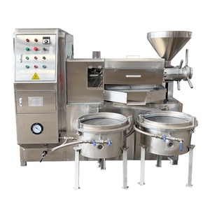 Machine d'extraction d'huile semi-automatique en acier inoxydable avec deux réservoirs et panneau de commande pour la production d'huile comestible - Product Image 3
