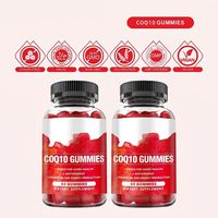 Gomitas de Coenzima Q10 de Marca Privada HDK OEM ODM para la Salud del Corazón, Producción de Energía, Antioxidante, Veganas, Sin Azúcar, 60 Unidades