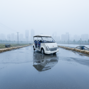 Autobús Turístico Eléctrico Wuling, Autobús Panorámico con Diseño de Dibujos Animados, Apariencia Elegante y Hermosa, Alta Calidad - Product Image 1