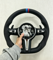 Volante de Coche Personalizado M Performance para BMW F10 F15 F16 F20 F30 F31 F35 F36 M3 F80 M4 F82 M5 F90 en Cuero y Alcántara