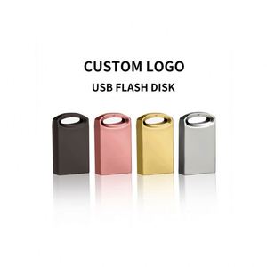 Clé USB Métallique Mini Personnalisée avec Logo, 32 Go 64 Go, Clé USB Élégante avec Trou en Forme d'Arc pour Cadeau d'Affaires de Luxe - Product Image 3