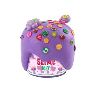 Purple Grapes Butter Slime Kit,Super Soft and Non-Sticky Scented DIY Slime,Slime Toys for Girls and Boys Birthday Gifts for Kids - Product Image 1