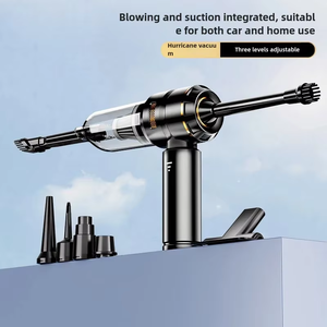 Mini <span class=keywords><strong>aspirateur</strong></span> de voyage sans fil 16KPa 100W, moteur sans balais, filtres HEPA, rechargeable Type C, vente en gros - Product Image 1