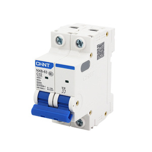 Interruttore Automatico Miniaturizzato CHINT NXB-63 C3A 1P 2P <span class=keywords><strong>3P</strong></span> 4P C16A C32A 50A 63A 6kA AC con Controllo Manuale On/Off - Product Image 2