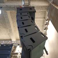 Haut-parleur de scène métallique haute puissance GL-220 à double ligne linéaire de 10 pouces, 4 ohms
