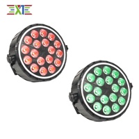 XJ Hot 90W RGBW 4in1 LED Stage Lights 18*8W Windmill Par Light avec Ouverture Auxiliaire pour Party Restaurant Ballroom Wedding