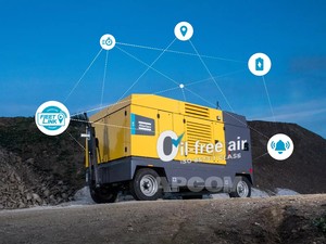Compresor de Aire Diésel Sin Aceite AtlasCopco PTS1600 XAVS1800 XRS1500 - Product Image 6