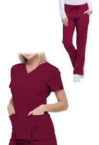 Slim Fit belleza enfermera de traje de moda de diseño de Hospital uniforme elegante Bata - Product Image 2