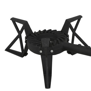 便携式铸铁燃气灶丁烷野营炉制造野营铸铁单燃烧器 - Product Image 6