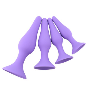 Anus Expansion Vagina Stimulator Soft Silicone Butt Plug <strong>Anal</strong> 4 Sizes <strong>Anal</strong> Plug Massager for Men - Product Image 1