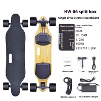 Vente chaude Scooter électrique Source usine quatre roues télécommande planche à roulettes batterie détachable adultes érable