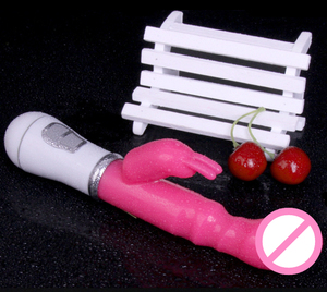 Vibratore Dildo Doppio Punto G Economico all'Ingrosso per Donna, Dispositivo per Masturbazione Femminile con Batteria Integrata Impermeabile - Product Image 2