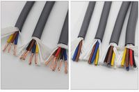 Cable de Remolque Altamente Flexible TRVV Modelo H05VV-F, PVC Modificado de Baja Viscosidad, Aislado, Conductor Sólido de Cobre Desnudo, 5X2.5MM2