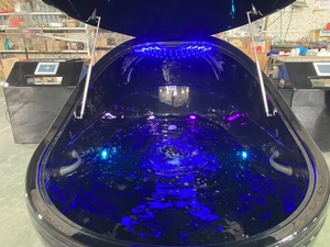 Lit <span class=keywords><strong>de</strong></span> flottaison à privation sensorielle Big Music Ozone, eau salée, zéro gravité, méditation, sommeil, matériau acrylique durable, <span class=keywords><strong>spa</strong></span> moderne - Product Image 6