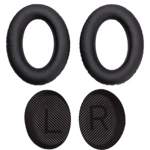 Coussinets d'oreille de remplacement en cuir protéiné avec mousse à mémoire de forme pour écouteurs Bose QuietComfort 35 35II QC35 II QC25 25 - Product Image 1