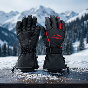 Gants de ski imperméables respirants en polyester pour l'hiver, chauffants, professionnels, durables, antidérapants, pour le snowboard - Product Image 2