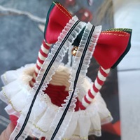 0208/1.2 Dentelle élastique en nylon rayée pour chaussures, couvre-chefs, vêtements, décoration de rideaux, élasticité de la dentelle