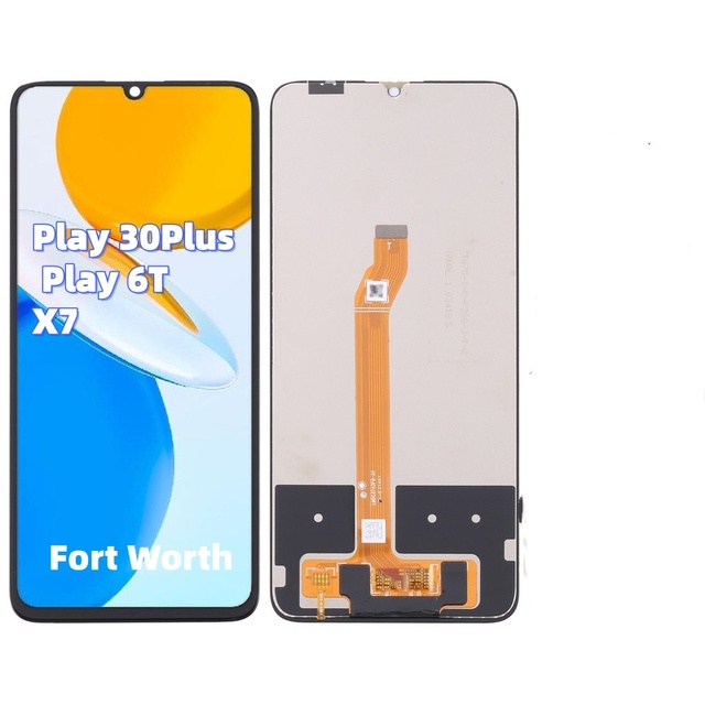Honor X7 2020 Mobile Phone LCD Touch Screen Replacement for X7 Play 6T Play 30 Plus-OEM Display 18-Month Warranty