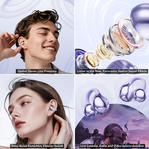 หูฟังแบบหนีบหู M108 OWS ชุบเคลือบเงา ดีไซน์ทันสมัย หูฟังไร้สายสำหรับเล่นกีฬา พร้อมเสียงสเตอริโอแบบรอบทิศทาง และเสียงความละเอียดสูง - Product Image 6