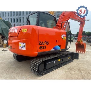 Used Hitachi ZX60 Mini Excavator Well Maintained Original Condition <b>Small</b> Digger for Farm Construction Fast Shipping From China - Product Image 4