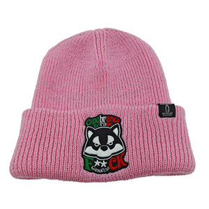 Chapeau d'hiver en tissu écologique acrylique avec logo brodé personnalisé, coupe-vent, pour adultes et enfants - Product Image 1