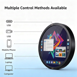 Écran LED circulaire extérieur P2.5 500/350 mm, panneau vidéo circulaire avec offre spéciale - Produit le plus vendu pour la publicité en magasin - Product Image 5