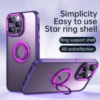 Casing HP Merk Factory Supply untuk iPhone 13 14 12 Pro Max dengan Ring Kickstand, Desain Baru