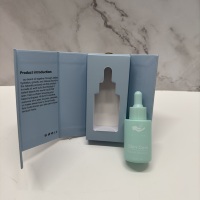 Flacon compte-gouttes de luxe vide en verre pour sérum oculaire, 20ml, 30ml, 50ml, 100ml, avec boîte