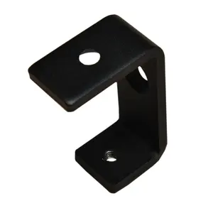 Metal Clamp Brackets High Quality Black Powder Coating Furniture Metal Table C Bracket C Clamp