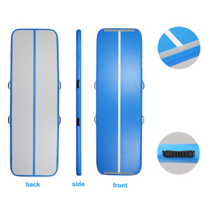 Fábrica logotipo personalizado tamaño grande PVC aire piso pista de aire 6m 8m 10m 12m 15M 20m pista de aire inflable gimnasia colchoneta - Product Image 3