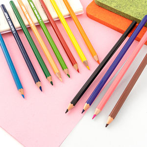 Pensil Warna <span class=keywords><strong>M</strong></span>&G Economic 12 Warna, Perlengkapan Seni untuk Pelajar Sekolah, Set Pensil Kayu, Kotak Pensil Warna untuk Anak-Anak - Product Image 5
