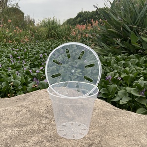 <span class=keywords><strong>Pot</strong></span> de fleurs rond en plastique ultra-<span class=keywords><strong>transparent</strong></span> <span class=keywords><strong>pour</strong></span> orchidées, de 2,5 à 11 pouces, directement de l'usine - Product Image 5
