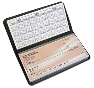 checkbook covers PU leather cheque book covers top checkbook wallets