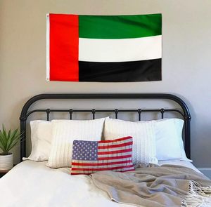 Bandera de los Emiratos Árabes Unidos 3x5 pies, Bandera Nacional con 2 Ojales Metálicos, Resistente a la Decoloración, Colores Vivos, Bandera de 3x5 Pies, Venta al Por Mayor Personalizada - Product Image 2
