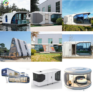 Capsula Abitativa Rotonda di Alta Qualità, Casa Modulare Futuristica, Capsula Intelligente per Dormire, Hotel Super Resistente e Stabile, Altre Case Prefabbricate - Product Image 3