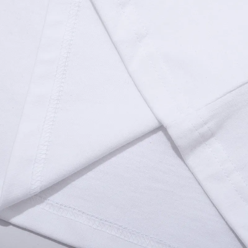 Klassieke Ronde Hals Oem 230 Gsm 100% Katoen Wit T-Shirt Afdrukken T-Shirt Voor Unisex