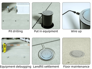 Bolardo de Estacionamiento Telescópico <span class=keywords><strong>El</strong></span>éctrico de Acero Inoxidable, Barrera de Tráfico Automática con Control Remoto para Uso en Hoteles, IP68, 600 mm - Product Image 3