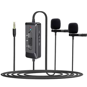 Anpassen des digitalen 2-Lavalier-Mikrofons Dual M1 Electronics ClipMic für mobile Geräte und Computer Dual Omni direktion aler Laval ier