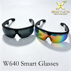 แว่นตาอัจฉริยะ W640 กล้อง 8MP บันทึกวิดีโอ 1080P แปลภาษาแบบเรียลไทม์ด้วย AI เสียงแบบ Open Ear ระบบกันสั่น EIS สำหรับกีฬากลางแจ้ง ปั่นจักรยาน - Product Image 3