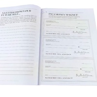 Carnets de notes avec Logo personnalisé, planificateur de motivation, livret de flacon, agenda, journal non laminé avec cartes de d'origine