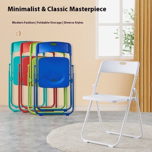 Venta al por Mayor Sillas Plegables Modernas de Resina Blanca para Jardín Exterior <span class=keywords><strong>Set</strong></span> de Plástico y Hierro para Bodas Fiestas y Eventos - Product Image 6