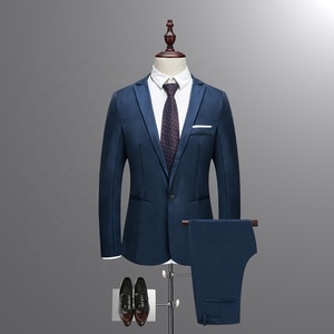 Abiti da uomo a due pezzi economici nuovi abiti da sposa Groomsmen 2020 completi da uomo per la sera della festa di fine anno - Product Image 4